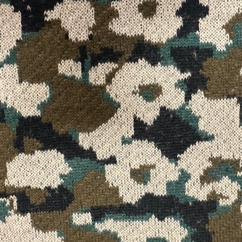 Shawl - Teal, black and brown